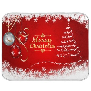 Wamika Christmas Dish Drying Mat 16x18 for Kitchen Dishes Pad Dish Drainer Rack Mats Absorbent Fast Dry Kitchen Accessories