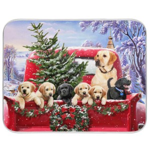 Wamika Christmas Dish Drying Mat 16x18 for Kitchen Dishes Pad Dish Drainer Rack Mats Absorbent Fast Dry Kitchen Accessories